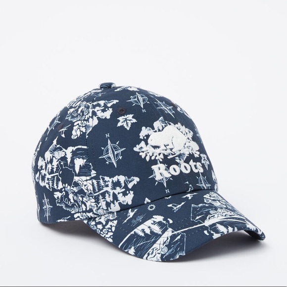 Roots Vintage Toddler Canada Map Hat 12-24M - Picture 1 of 5